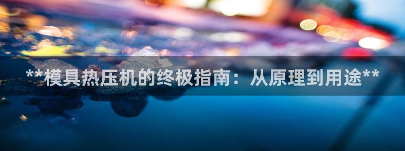 四川易倍易企业管理有限公司：**模具热压机的终极指南：从