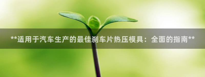 北京易倍思教育科技有限公司：**适用于汽车生产的最佳刹车