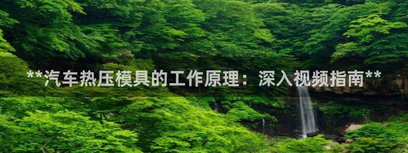 易倍申不良反应：**汽车热压模具的工作原理：深入视频指南