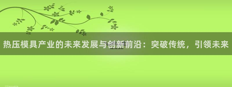 易倍网络技术有限公司招聘：热压模具产业的未来发展与创新前