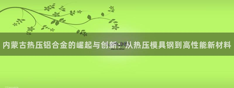 emc易倍网站是多少：内蒙古热压铝合金的崛起与创新：从热