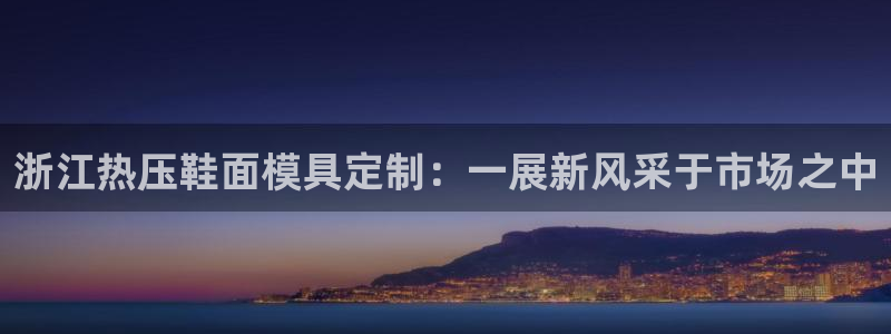 emc登录网站：浙江热压鞋面模具定制：一展新风采于市场之