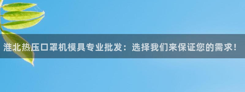 易倍app网站：淮北热压口罩机模具专业批发：选择我们来保