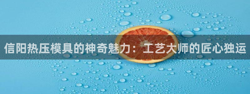 易倍单词官方网站的：信阳热压模具的神奇魅力：工艺大师的匠